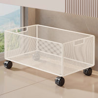 Bathroom Under-Sink Storage Cart with Wheels, Laundry Detergent Organizer, Countertop Storage Rack