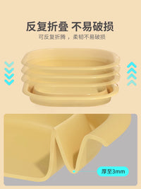 Foldable Portable Wash Basin for Travel, Home, and Dorm Use - Multi-Size Plastic Laundry and Foot Bath Tub