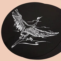 50 Sheets Round Thick Kraft Cardboard Drawing Paper for Sketching and Colored Pencils