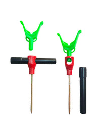 Ice Fishing Tent Pegs and Stand Set for Winter Fishing