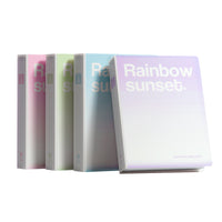 A4 Gradient Color Document Folder with Multi-Layer Pockets for Students