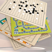 Kids' 2-in-1 Board Game Set - Educational Strategy Games for Children