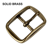 Men's Solid Brass 4cm Belt Buckle Vintage Pin Buckle