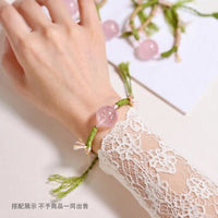 DIY Hand-Woven Bracelet Kit with Crystal Beads, New Chinese Tibetan Style