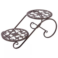 Multi-Tier Metal Plant Stand for Indoor/Outdoor Use, Window Sill & Balcony Flower Pot Holder