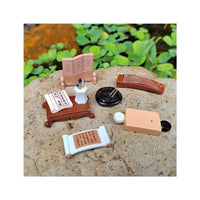 Miniature Chinese Ancient Style Calligraphy Set Micro Landscape Ornaments