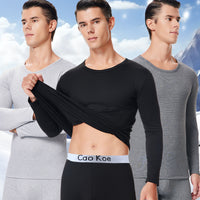Men's Thermal Underwear Set, Thin Fleece Lined Base Layer for Autumn/Winter