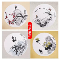 Xuan Paper Cardboard Mirror Calligraphy Chinese Painting Watercolor Soft Card Thickened Raw/Half-Raw/Cooked Xuan Paper for Fine Brushwork Practice