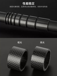 Carbon Fiber Bicycle Headset Spacer Kit for Mountain and Road Bikes