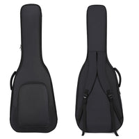 Electric Guitar Gig Bag, Padded Double Shoulder Backpack for Adults and Children, Bass Guitar Case