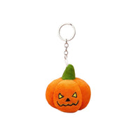 Funny Pumpkin Plush Keychain Cartoon Cute Bag Charm Halloween Gift