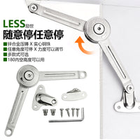 Zinc Alloy Die-Cast Steel Ball Free Stop Gas Strut for Cabinet Doors