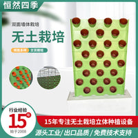 Double-Sided Vertical Garden Planter Box for Green Walls