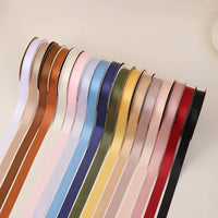 2cm Double-Sided Polyester Ribbon for Floral Arrangements, Gift Wrapping, and Cake Decoration