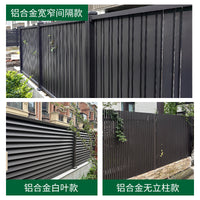 Aluminum Alloy Balcony Fence Outdoor Garden Railing for Villa Courtyard Terrace