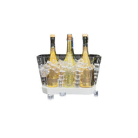 LED Acrylic Champagne Beer Ice Bucket for Bar KTV Nightclub Cocktails