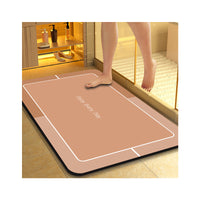 Diatomaceous Earth Bathroom Mat Quick Dry Non-Slip Absorbent Floor Mat