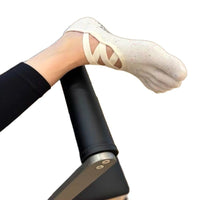 Women's Yoga Pilates Toe Socks with Straps - Non-Slip, Low Cut