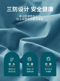 Waterproof Mattress Protector Fitted Sheet - Breathable & Machine Washable Dust Mite Cover