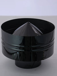 Thickened Black Titanium Stainless Steel Chimney Flue Pipe for Rural Heating Stoves