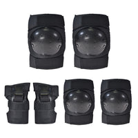 Skateboard Protective Gear Set for Adults - Elbow, Knee, and Wrist Pads for Cycling, Skating, and Scooter Riding
