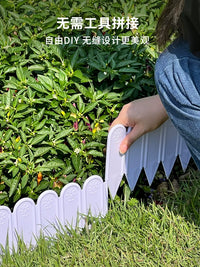 Decorative Garden Fence Edging for Flower Beds and Lawns