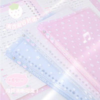RosyPosy B5 Soft Cover Strawberry Dot Loose-Leaf Notebook for Students