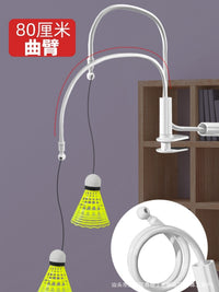 Badminton Solo Trainer with Automatic Rebound for Indoor Practice