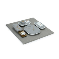 Weiyuanpeng Premium PU Jewelry Display Set for Necklaces, Bracelets, and Rings