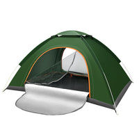 Automatic Pop-Up Camping Tent for 3-4 People, Portable Beach Shelter, Instant Setup