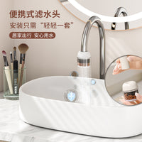 Portable Faucet Water Filter for Travel, Hotel, Dormitory - Easy Installation Tap Purifier