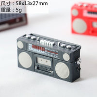 Dollhouse Miniature Vintage Radio Model for OB11 GSC BJD Dolls