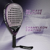 AMASPORT Padel Racket, 18K Carbon Fiber Textured Surface, NFC Enabled