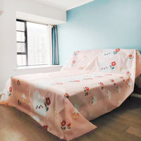 Furniture Dust Cover for Sofa, Bedside Table, TV, or Dining Table - Pink Rabbit Pattern