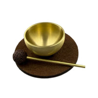 Mini Brass Singing Bowl with Essential Oil Diffuser for Meditation and Stress Relief