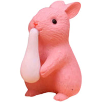 Cute Mini Rabbit Figurines for Micro Landscape and Desktop Decor