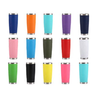 304 Stainless Steel 20oz Double-Wall Vacuum Insulated Tumbler for Car and Outdoor Use