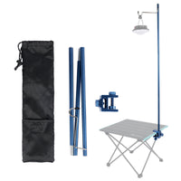 Ultralight Aluminum Alloy Camping Lantern Stand Portable Folding Tent Light Pole