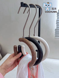 Acrylic S-Hooks for Retail Display, Square Design for Jeans, Scarves, Belts, and Ties