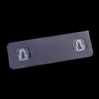 Punch-Free Wall-Mounted Power Strip Holder with Strong Adhesive Hooks