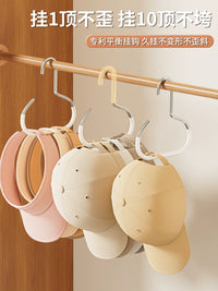 Multi-functional Hat and Bag Organizer Hooks for Wardrobe and Dorm Room, Space-Saving Design