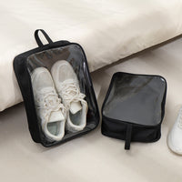 Waterproof PVC Transparent Shoe Bag Portable Travel Storage for Sports & Gym