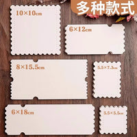 300g Watercolor Paper with Perforated Edges for Art and Bookmarks