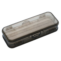 Clear Double-Opening Pencil Case, Large Capacity, Minimalist Stationery Box for Students