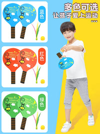 Kids Badminton Racket Set with Shuttlecocks and Jianzi, Thickened Outdoor Sports Toy