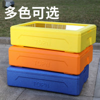 TOPN EPP Insulated Food Delivery Box with Acrylic Lid for Commercial Use
