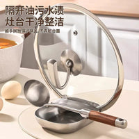 304 Stainless Steel Kitchen Utensil Rest and Pot Lid Holder
