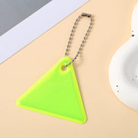 Triangular Reflective Safety Pendant for Backpacks and Cycling Gear