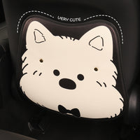 Cartoon Car Seat Back Protector Kick Mat for Kids, Universal Anti-dirty Leather Pad