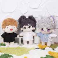 Doll Clothes Cotton Doll Shirt Suit Base Shirt for 10cm 15cm 20cm Plush Dolls
